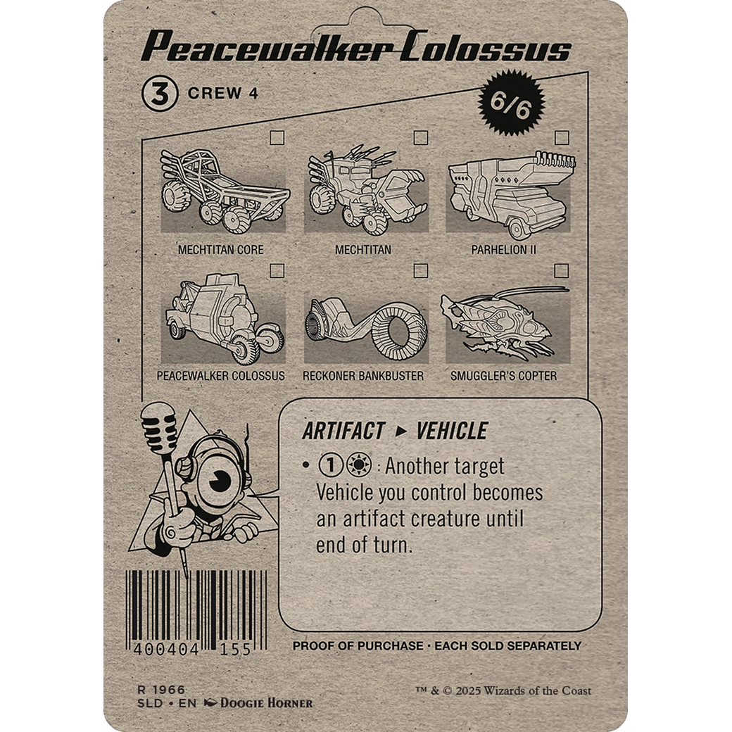 Peacewalker Colossus (SLD-1966) - Secret Lair Drop (Borderless) Foil