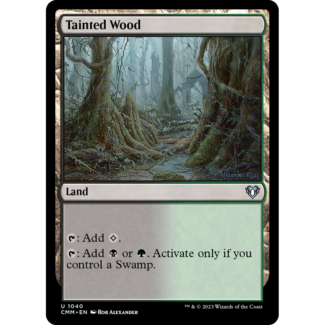 Tainted Wood (CMM-1040) - Commander Masters