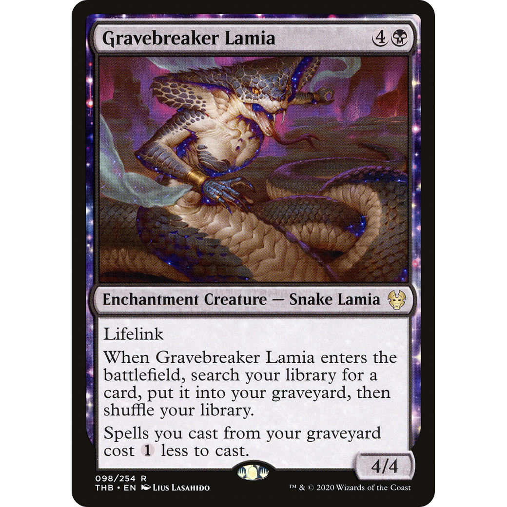 Gravebreaker Lamia (THB-098) - Theros Beyond Death: (enchantment) Foil
