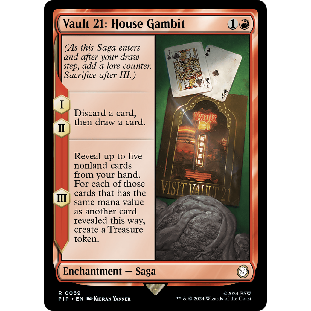 Vault 21: House Gambit (PIP-069) - Fallout Foil