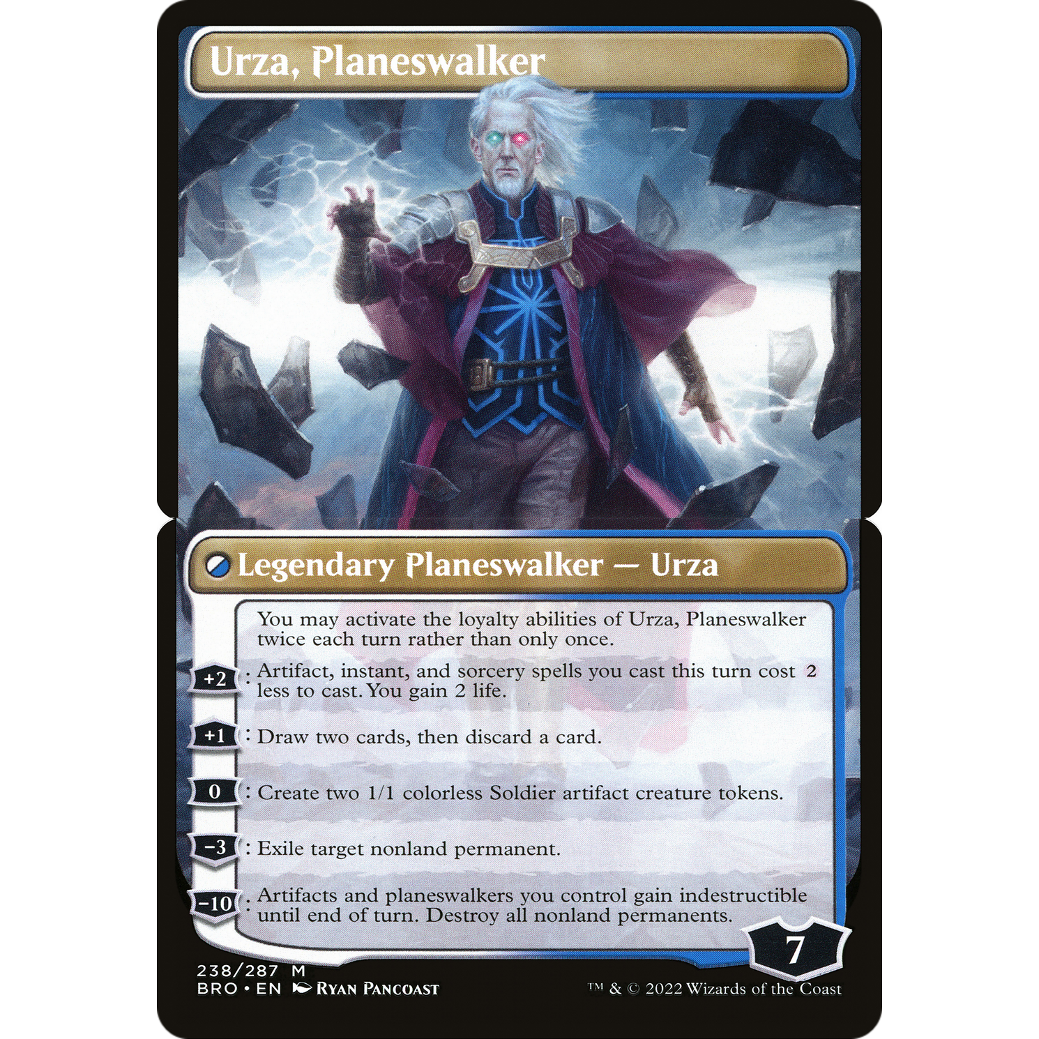Urza, Planeswalker (BRO-238B) - The Brothers' War