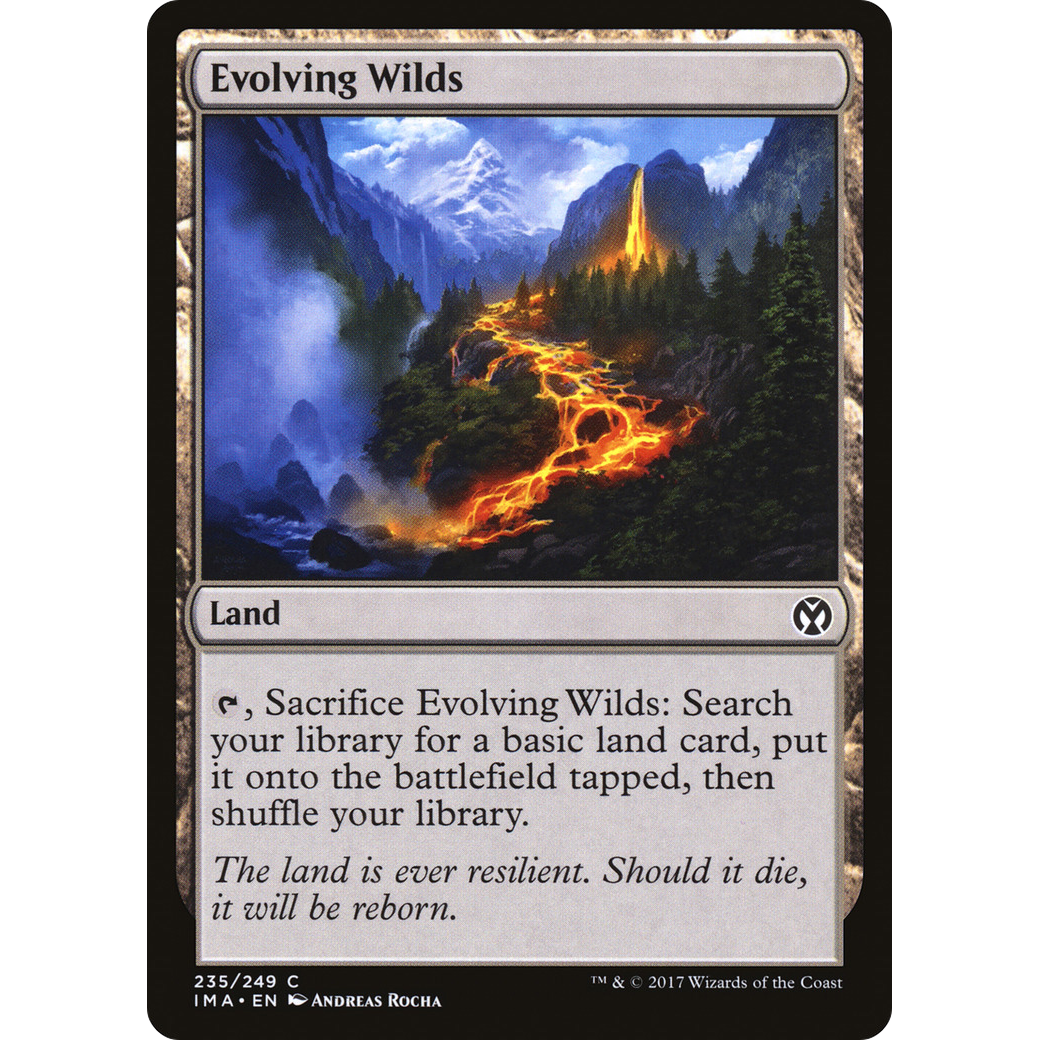 Evolving Wilds (IMA-235) - Iconic Masters Foil