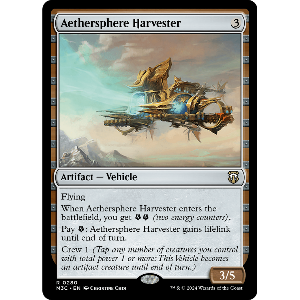 Aethersphere Harvester (M3C-280) - Modern Horizons 3 Commander