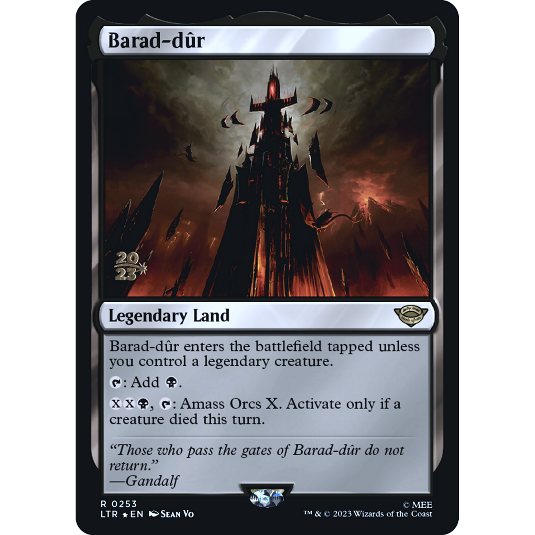 Barad-dûr (PRE-253S) - Tales of Middle-earth Promos Foil