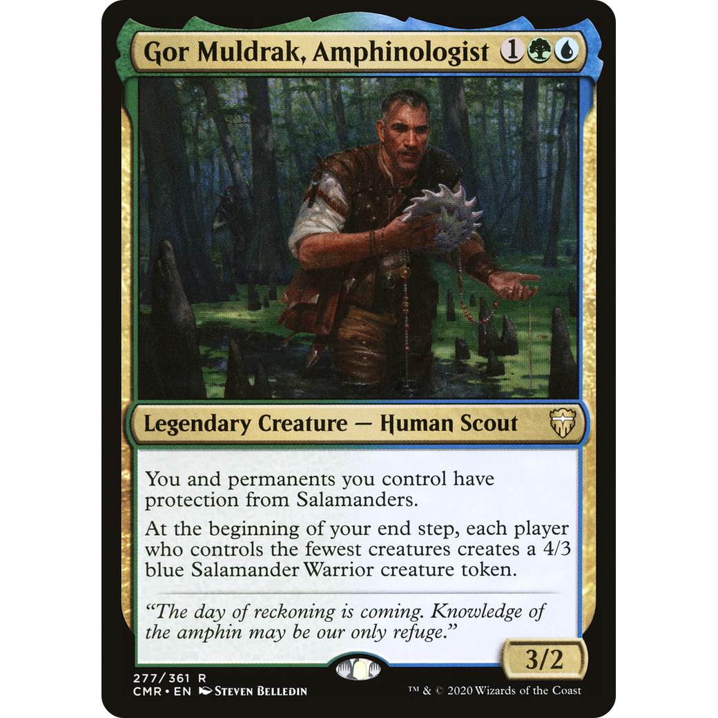 Gor Muldrak, Amphinologist (CMR-277) - Commander Legends Foil