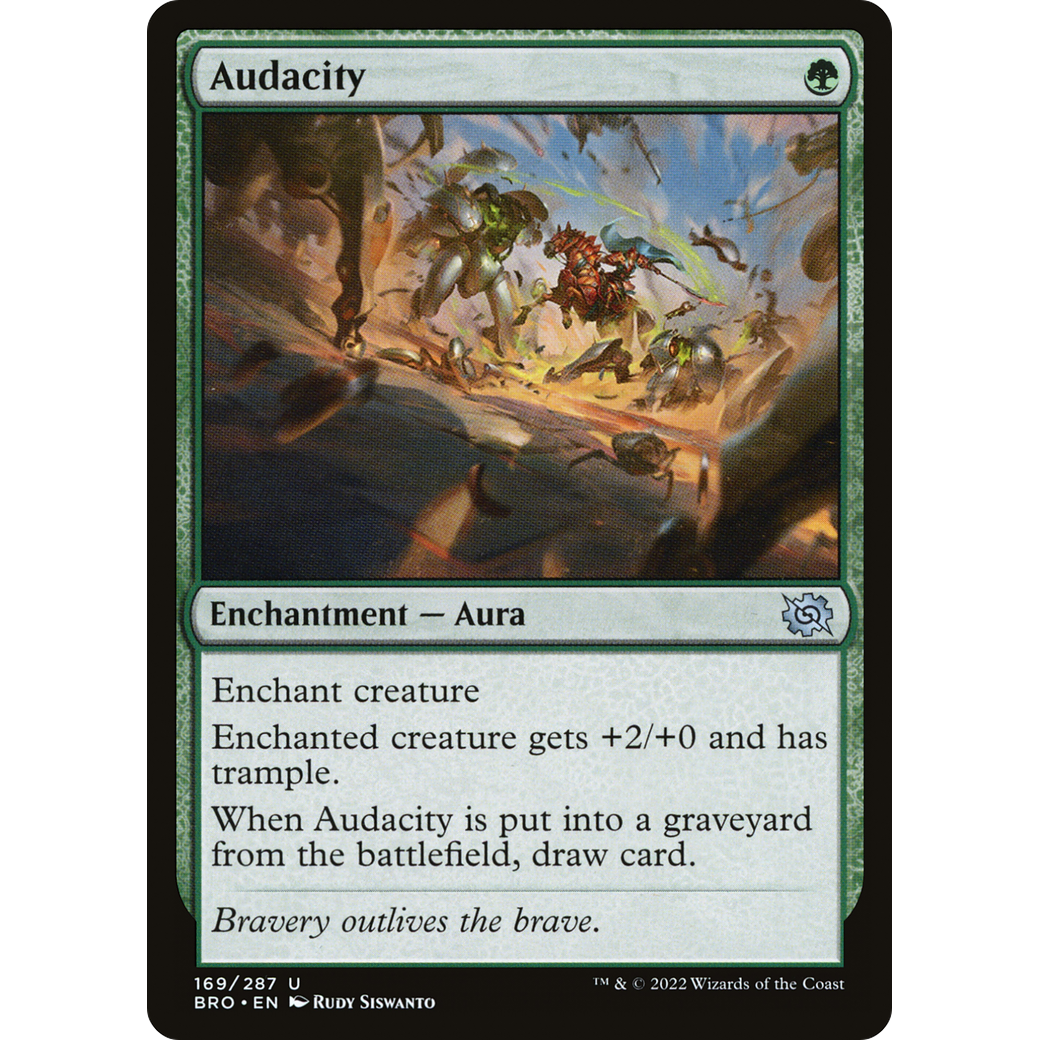 Audacity (BRO-169) - The Brothers' War Foil