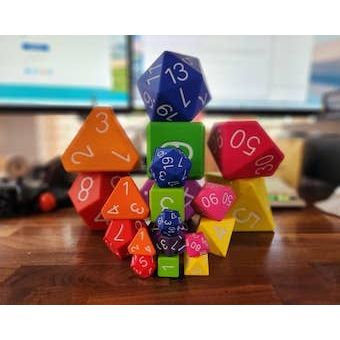 Big Foam Dice 4 inch D20's (11 colors) by Zucati: Yellow