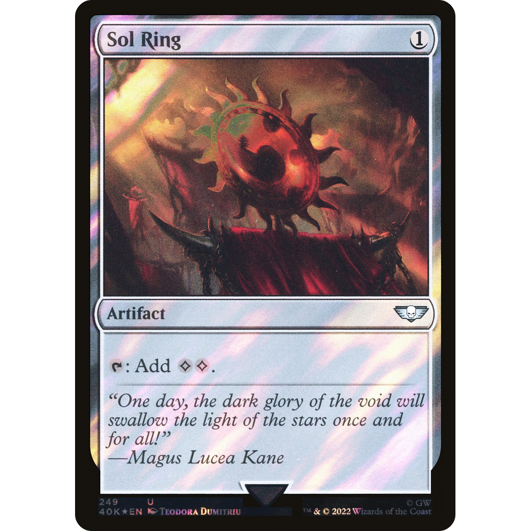 Sol Ring (40K-249) - Warhammer 40,000 Commander Foil
