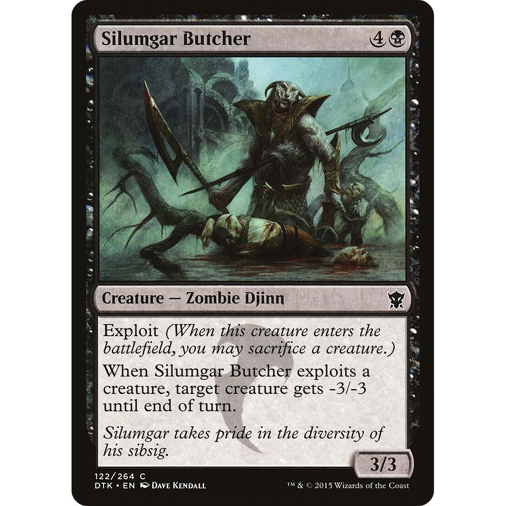 Silumgar Butcher (DTK-122) - Dragons of Tarkir Foil