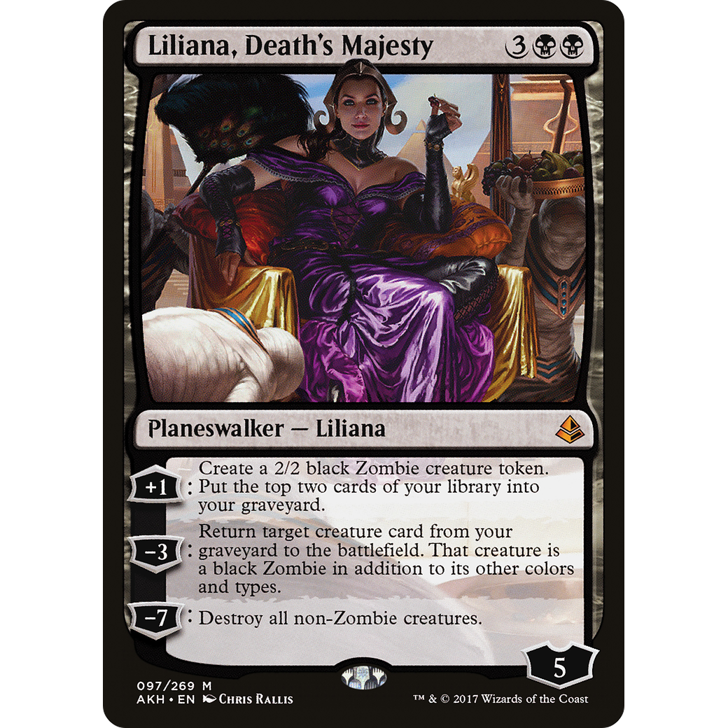 Liliana, Death's Majesty (AKH-097) - Amonkhet Foil