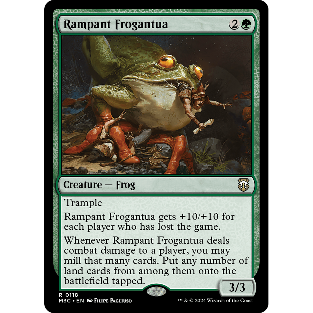 Rampant Frogantua (M3C-118) - Modern Horizons 3 Commander