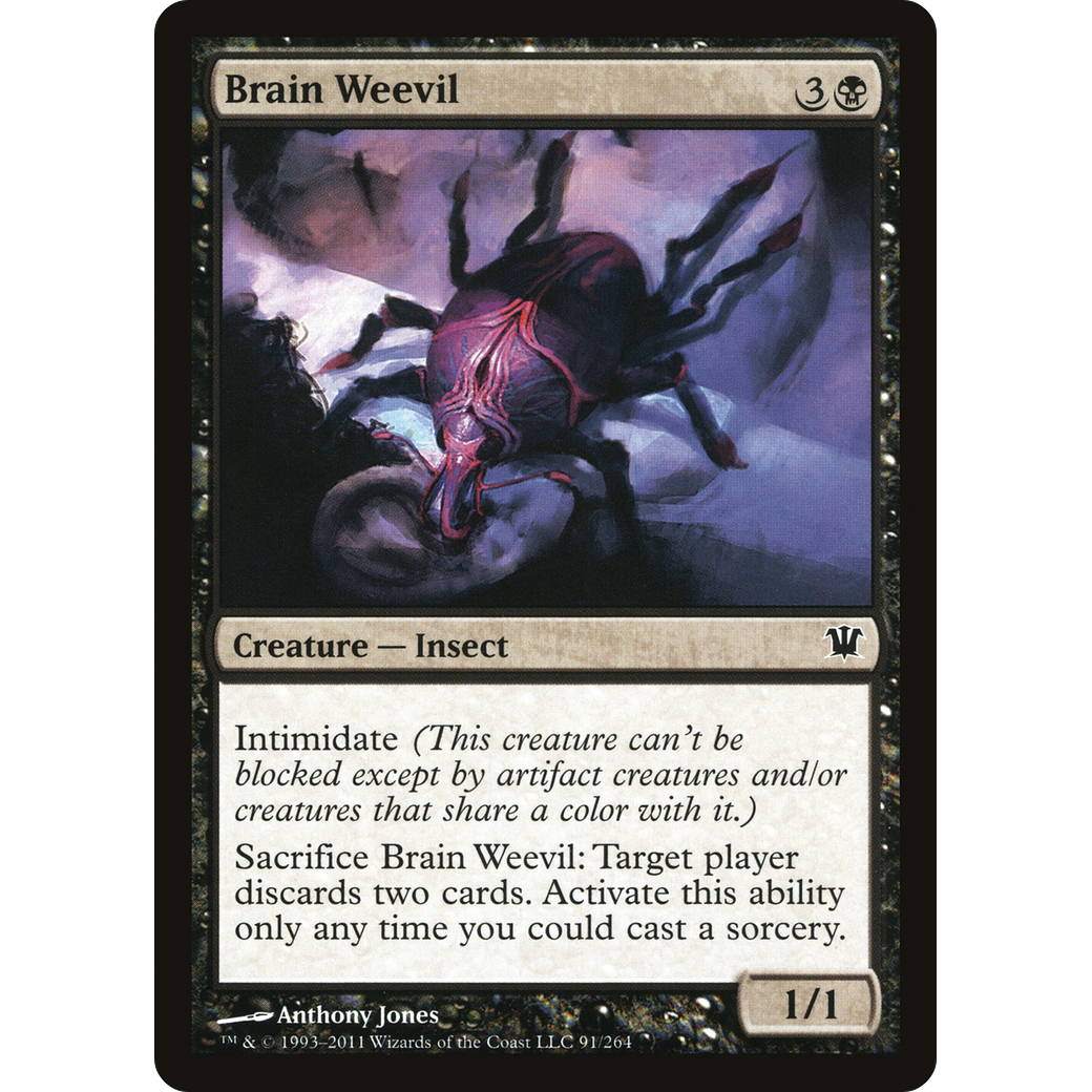 Brain Weevil (ISD-091) - Innistrad Foil