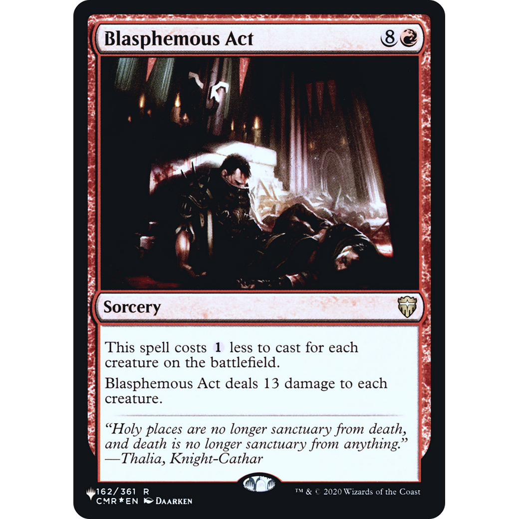 Blasphemous Act (LIST-162) - The List Foil