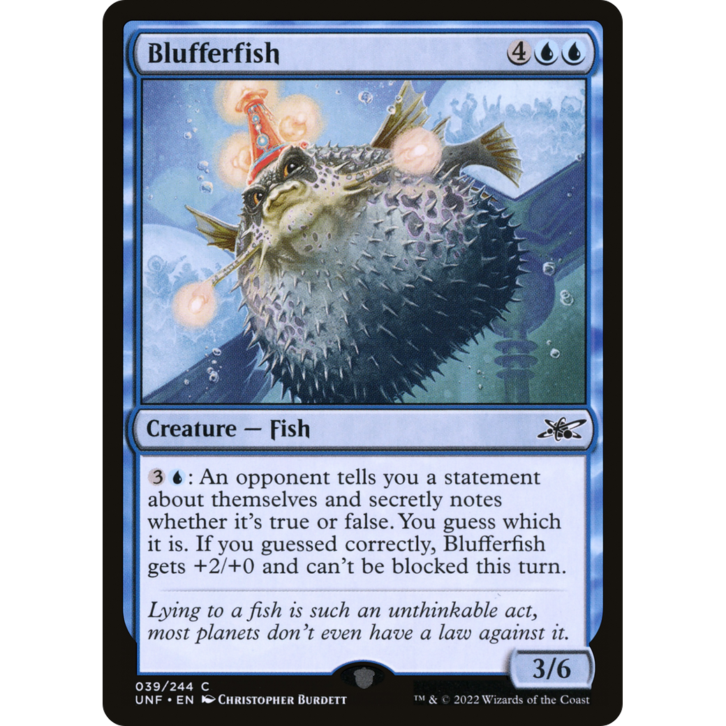 Blufferfish (UNF-039) - Unfinity