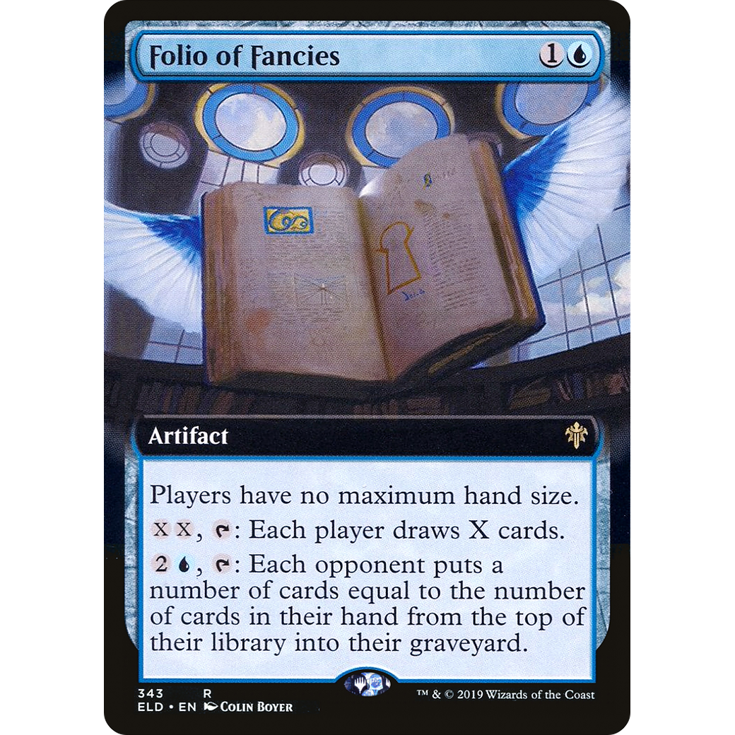 Folio of Fancies (Extended Art) (ELD-343) - Throne of Eldraine: (Extended Art)