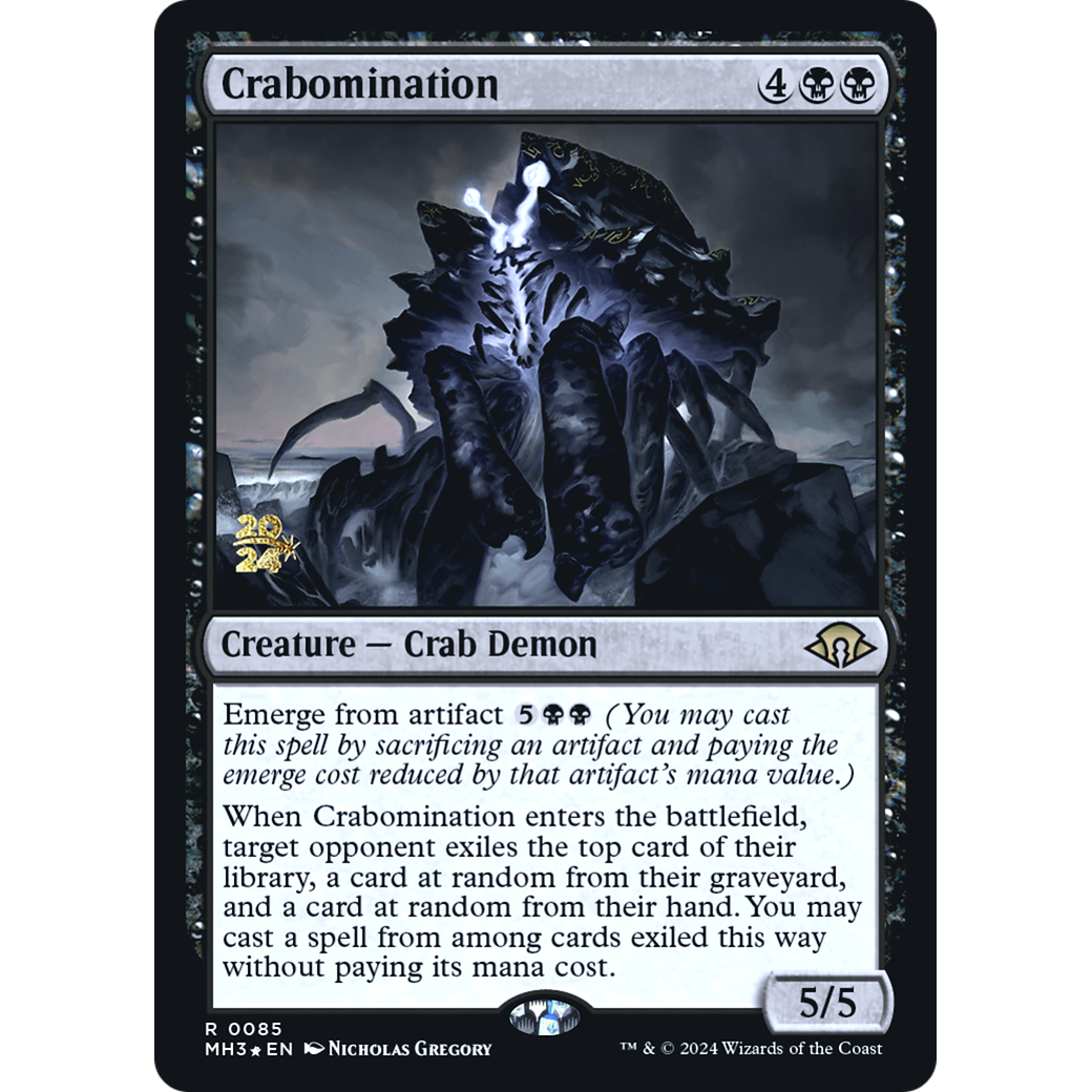 Crabomination (PRE-85S) - Modern Horizons 3 Promos Foil