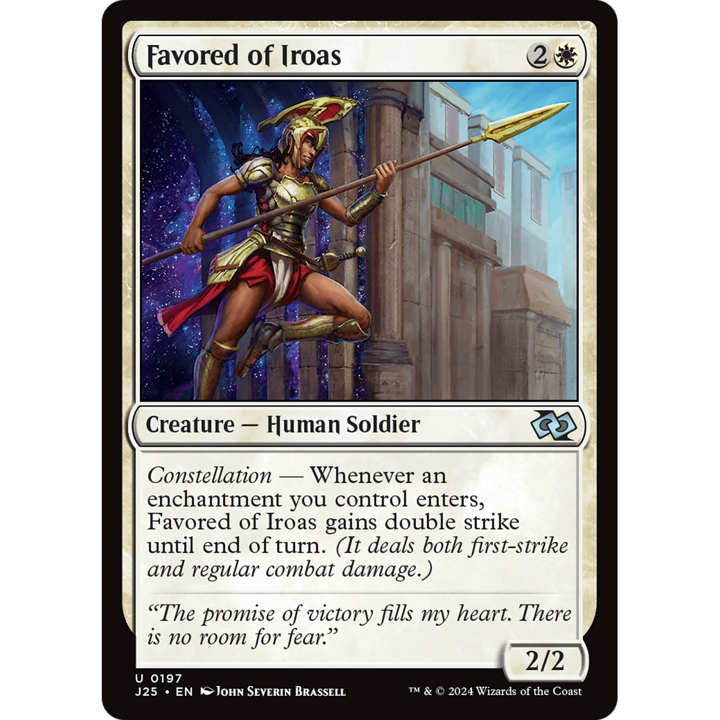 Favored of Iroas (J25-197) - Foundations Jumpstart