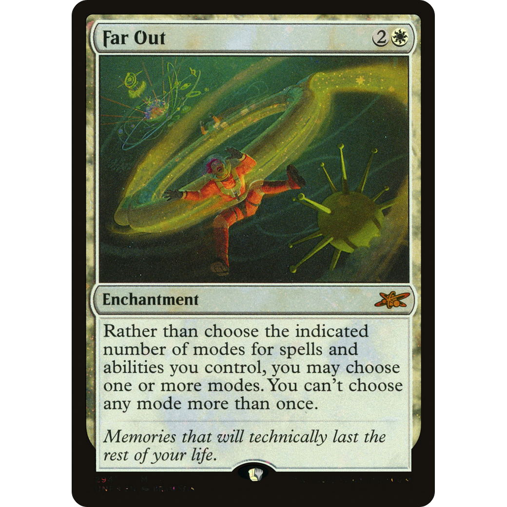 Far Out (Galaxy Foil) (UNF-294) - Unfinity Foil