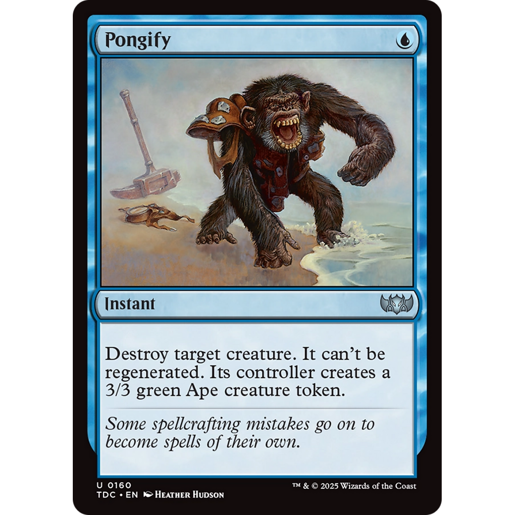 Pongify (TDC-160) - Commander: Tarkir: Dragonstorm