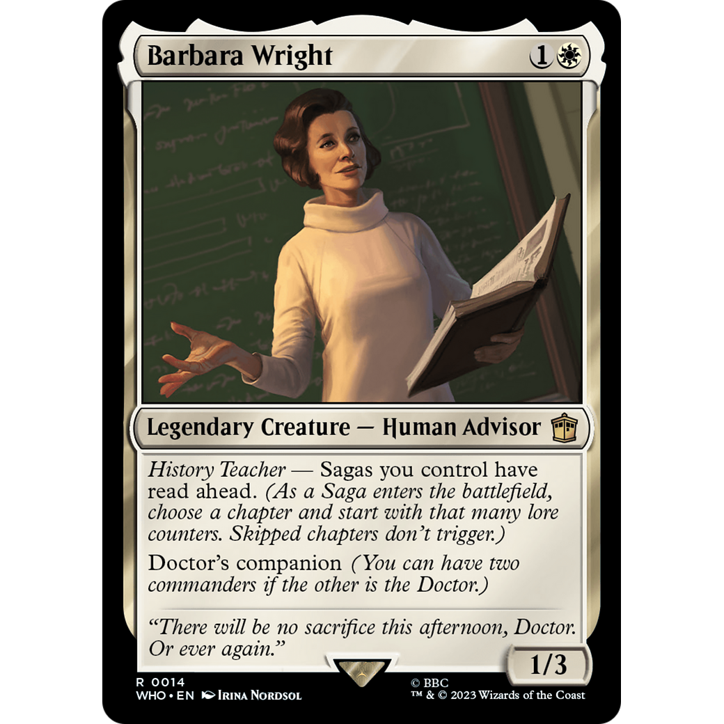 Barbara Wright (WHO-014) - Doctor Who