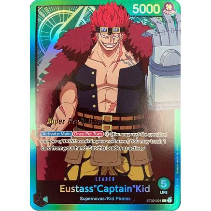 Eustass"Captain"Kid (001) (ST02-001) - Super Pre-Release Starter Deck 2: Worst Generation Foil