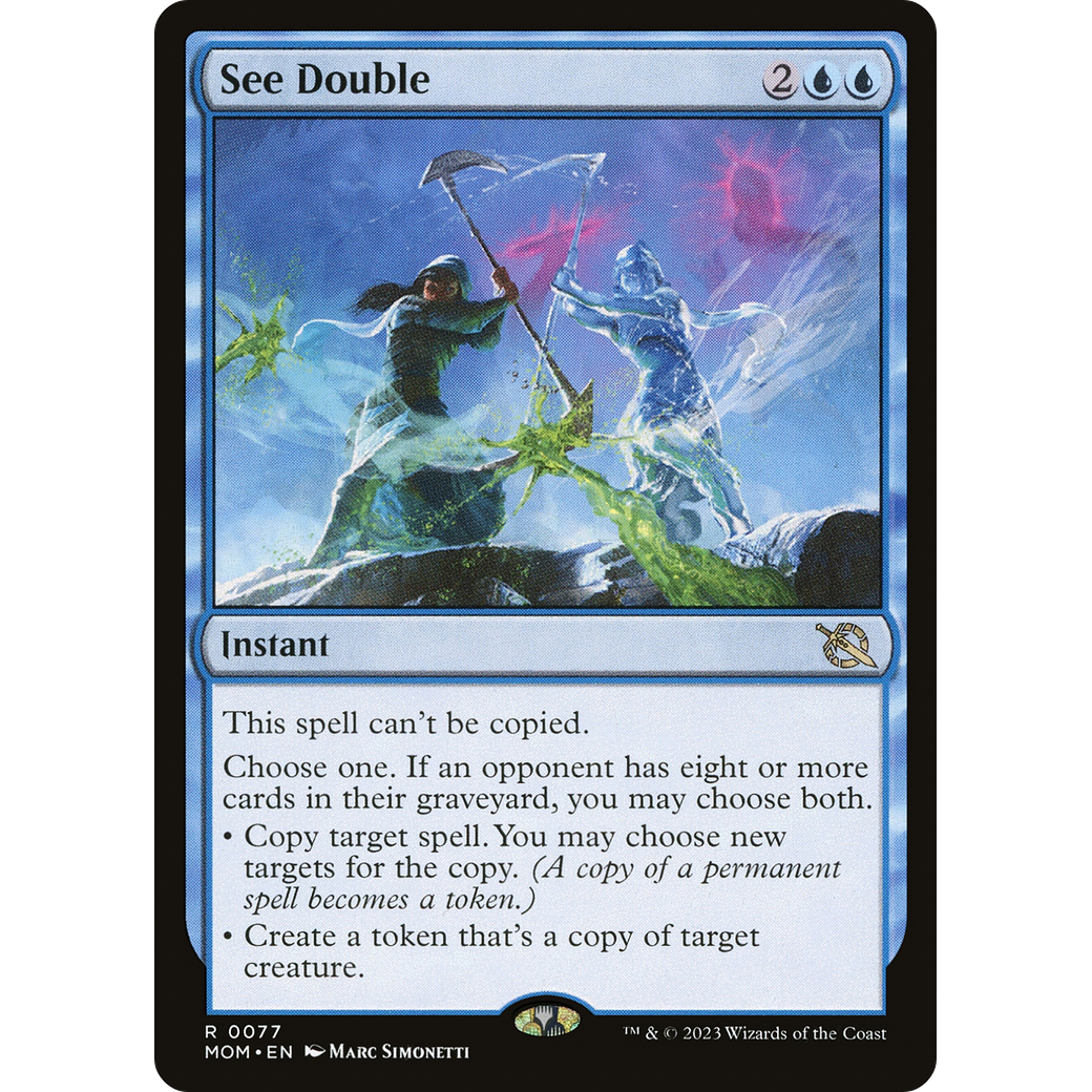 See Double (MOM-077) - March of the Machine Foil