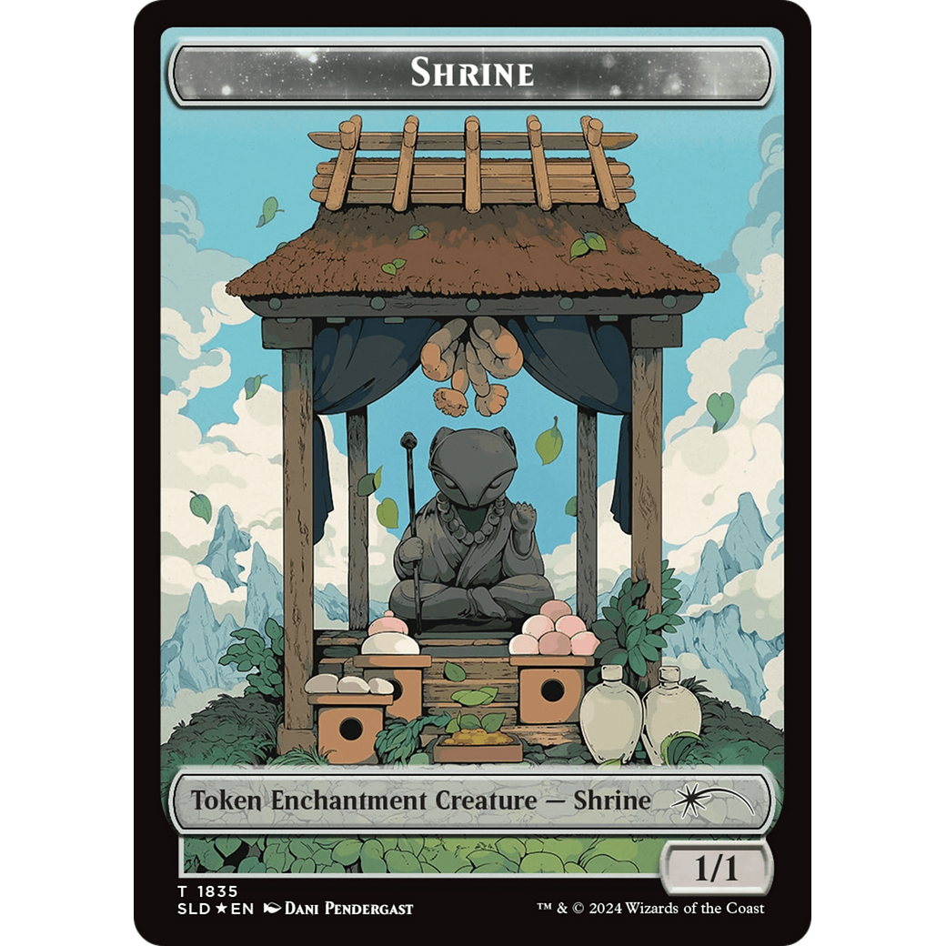 Shrine Token (Rainbow Foil) (SLD-1835) - Secret Lair Drop Foil