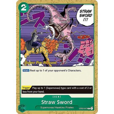 Straw Sword (ST02-017) - Super Pre-Release Starter Deck 2: Worst Generation