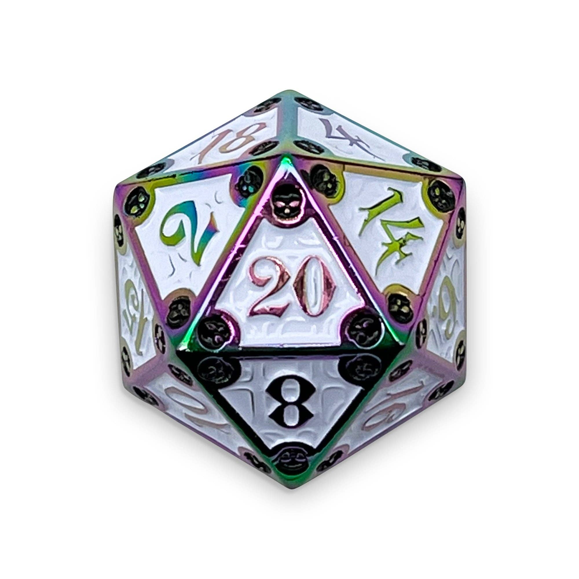 Dungeon Delve Runestones™ - 25mm D20 - Bone Yard