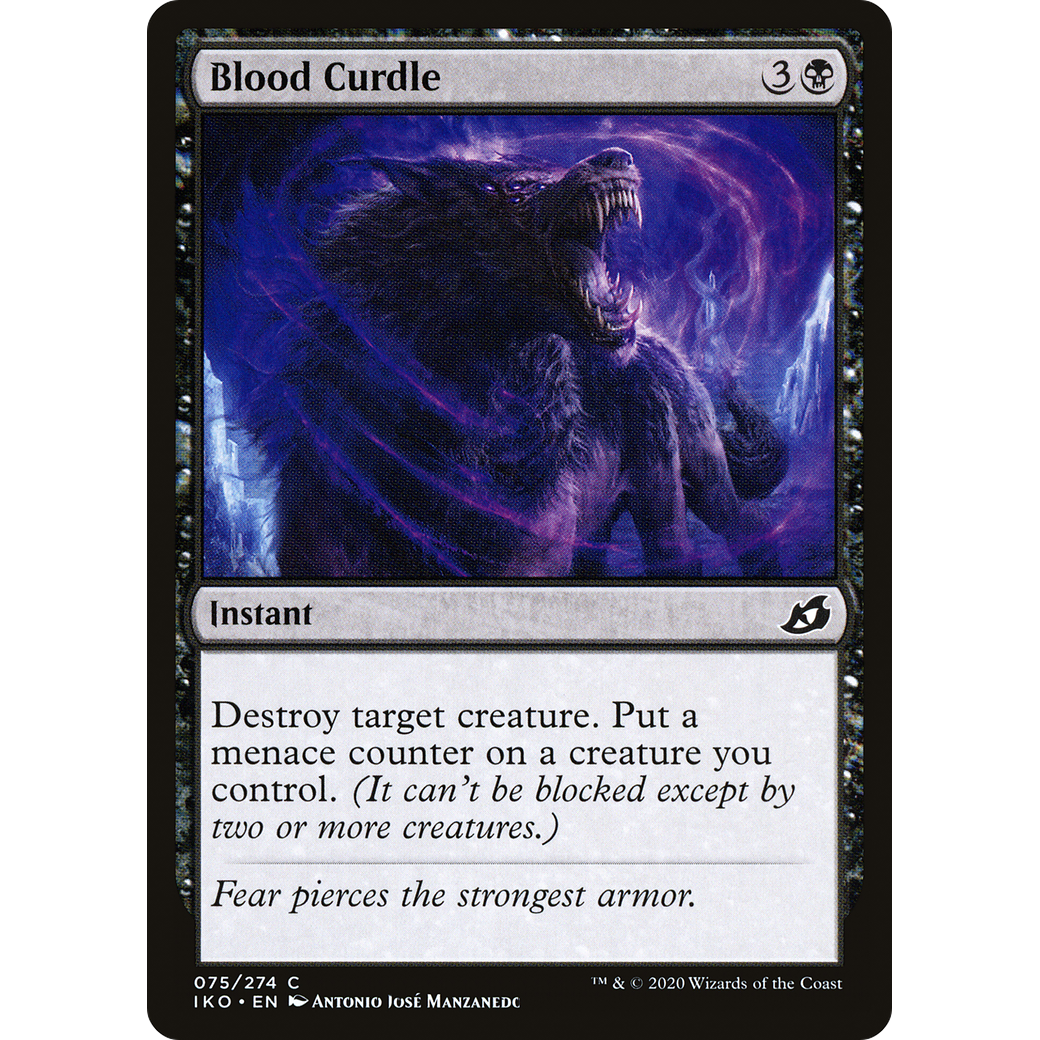 Blood Curdle (IKO-075) - Ikoria: Lair of Behemoths Foil