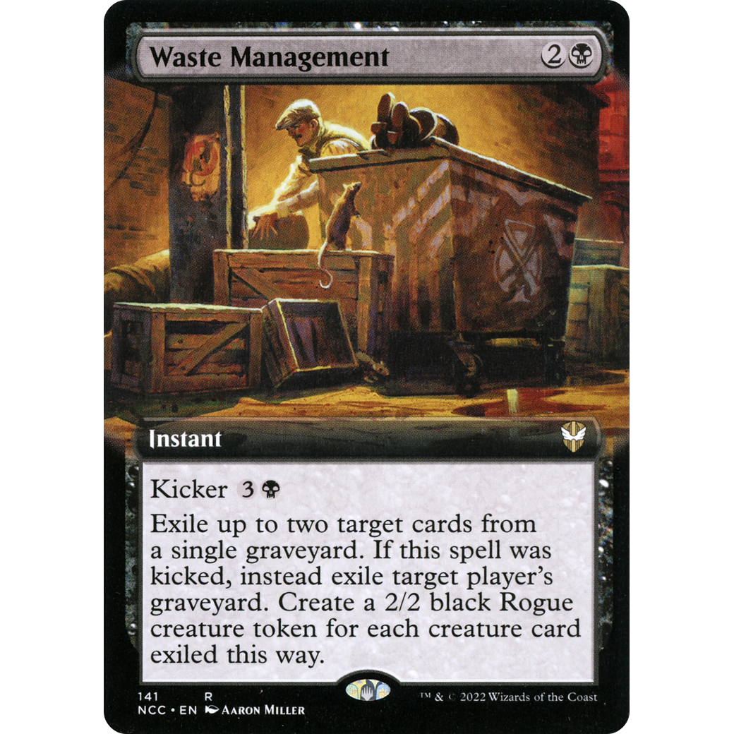 Waste Management (Extended Art) (NCC-141) - New Capenna Commander: (Extended Art)
