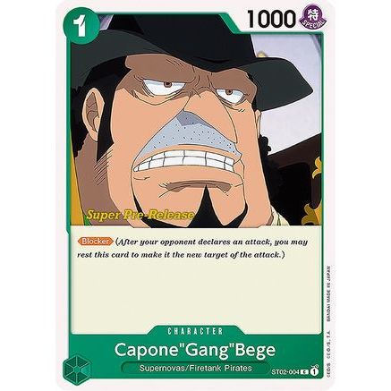 Capone"Gang"Bege (ST02-004) - Super Pre-Release Starter Deck 2: Worst Generation