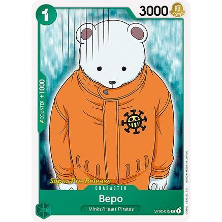 Bepo (ST02-012) - Super Pre-Release Starter Deck 2: Worst Generation