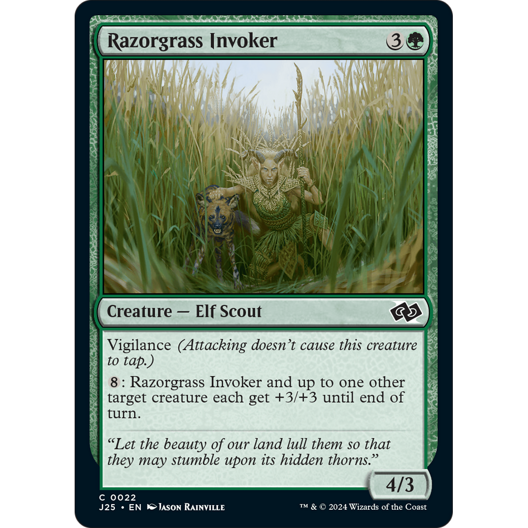 Razorgrass Invoker (J25-022) - Foundations Jumpstart