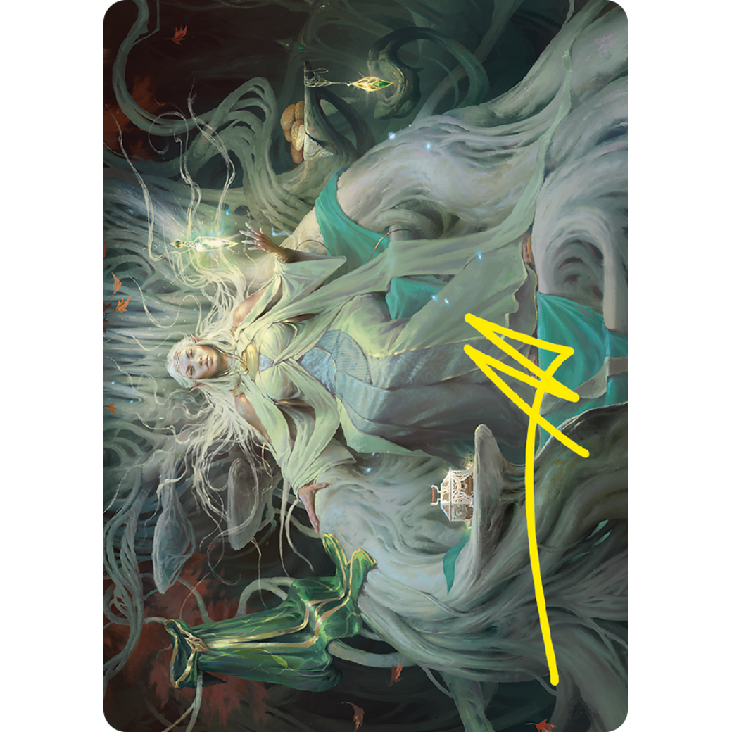 Galadriel, Gift-Giver // Galadriel, Gift-Giver (ALTR-035) - Tales of Middle-earth Art Series (Borderless)
