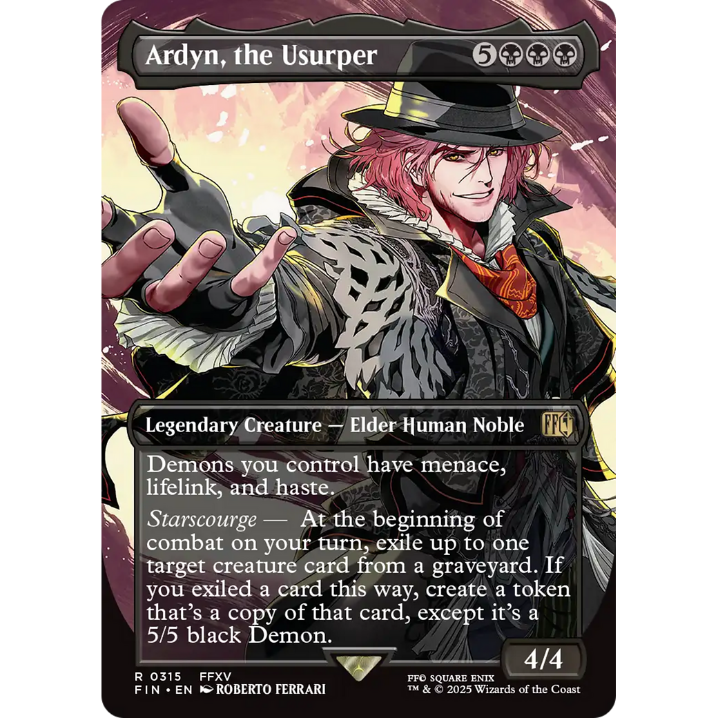 Ardyn, the Usurper (Borderless) (0315) (FIN-315) - FINAL FANTASY (Borderless) Foil