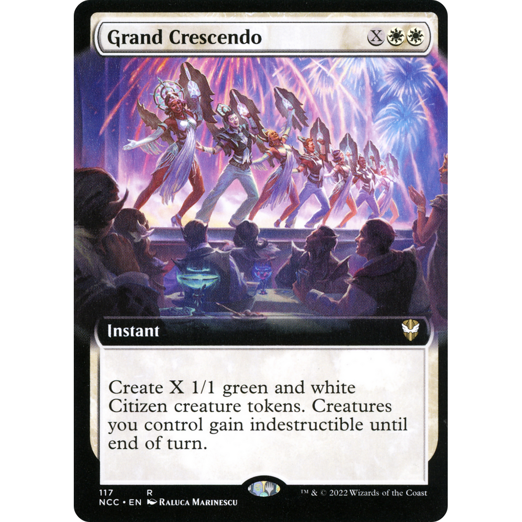 Grand Crescendo (Extended Art) (NCC-117) - New Capenna Commander: (Extended Art)