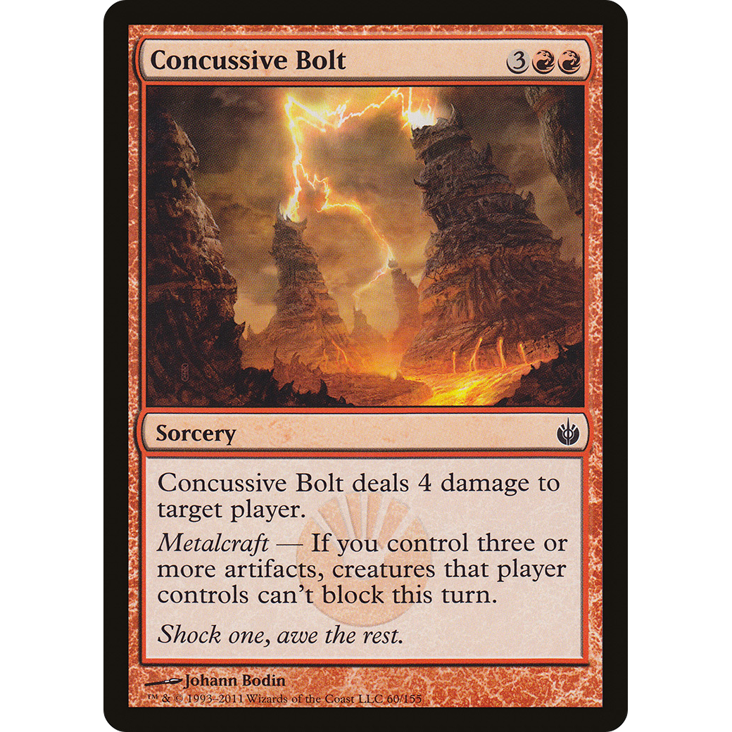 Concussive Bolt (MBS-060) - Mirrodin Besieged