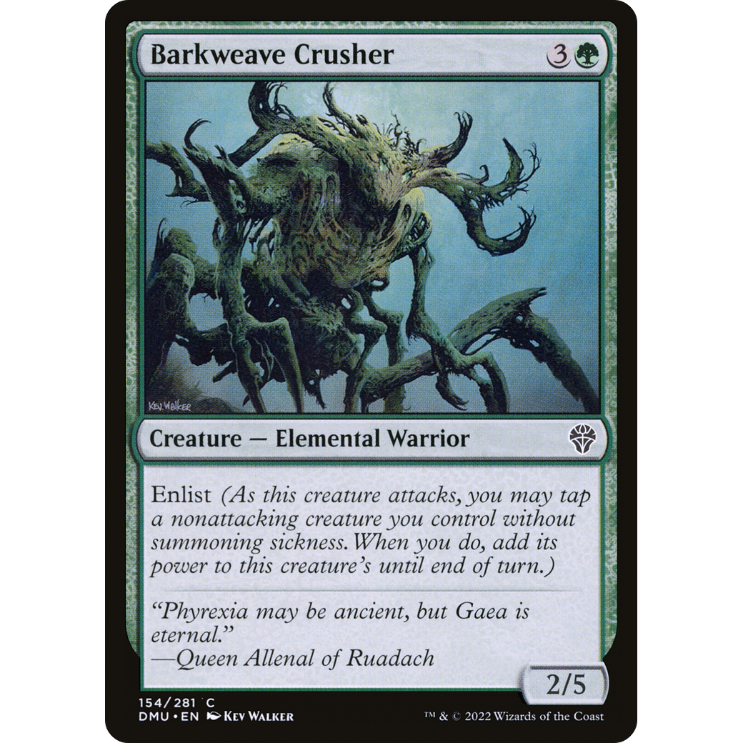 Barkweave Crusher (DMU-154) - Dominaria United