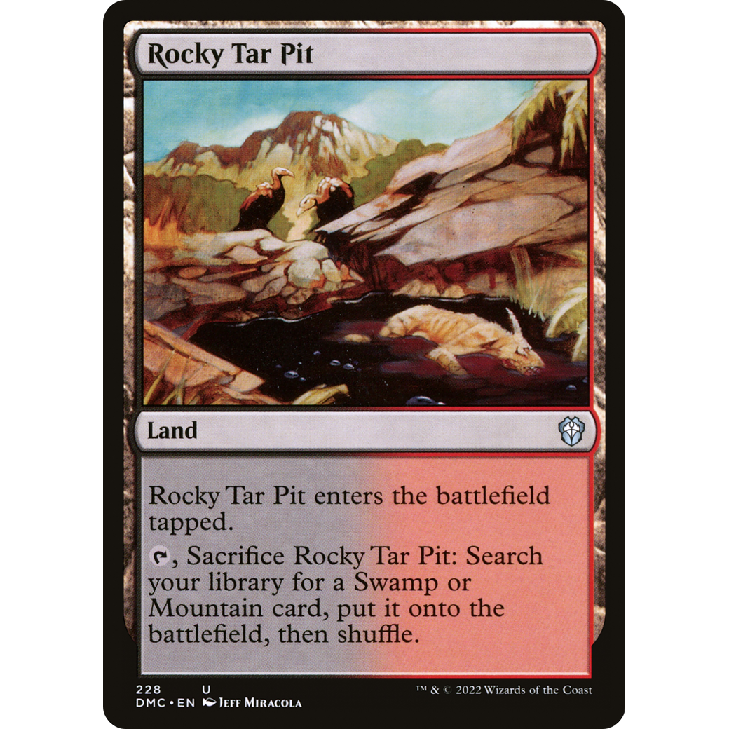 Rocky Tar Pit (DMC-228) - Dominaria United Commander