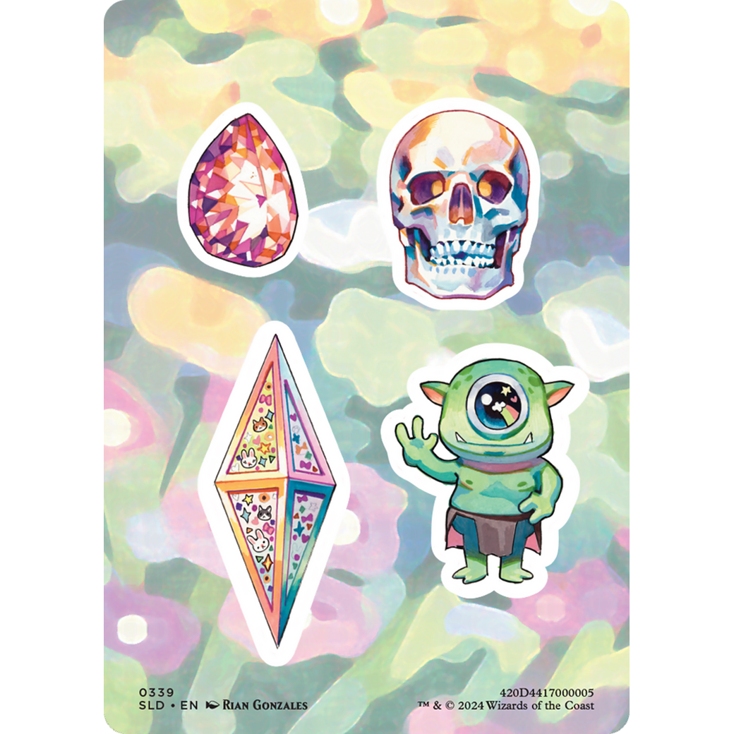 Sticker Sheet (0339) (SLD-339) - Secret Lair Drop