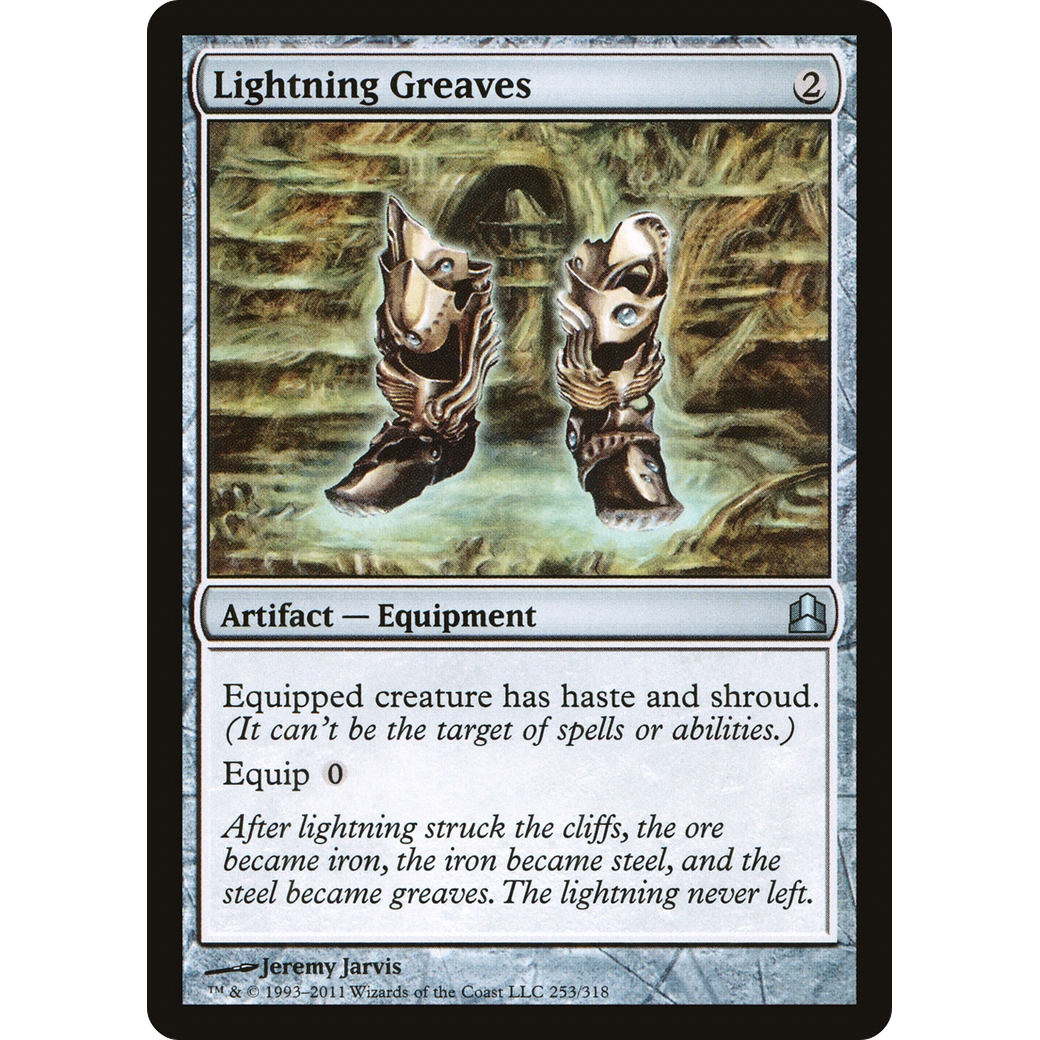 Lightning Greaves (CMD-253) - Commander 2011