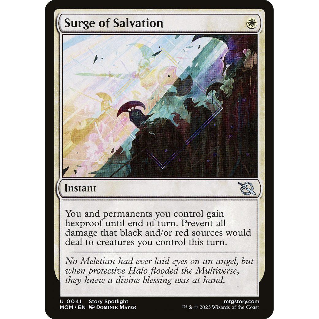 Surge of Salvation (MOM-041) - March of the Machine Foil