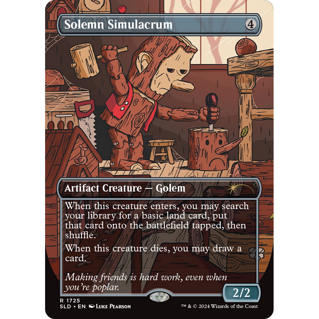 Solemn Simulacrum (1725) (SLD-1725) - Secret Lair Drop (Borderless)