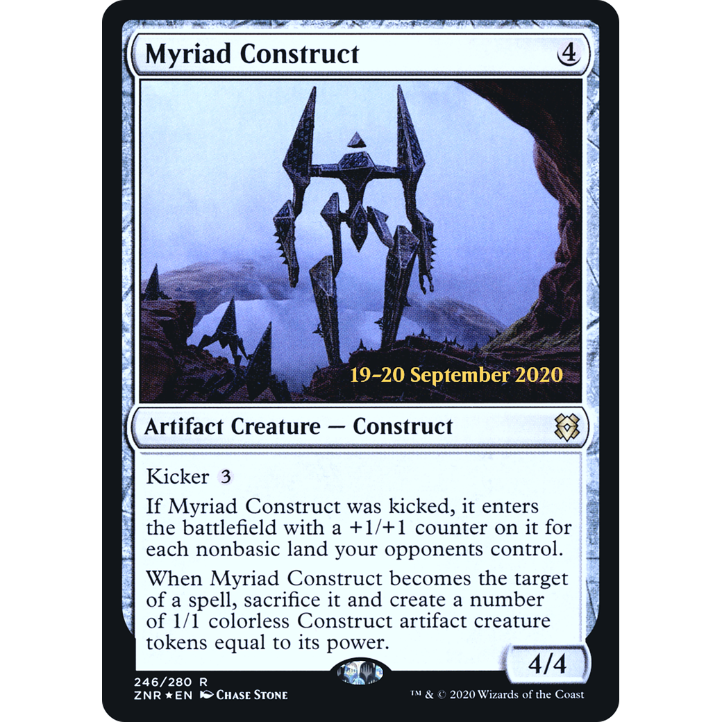Myriad Construct (PRE-246) - Zendikar Rising Promos Foil