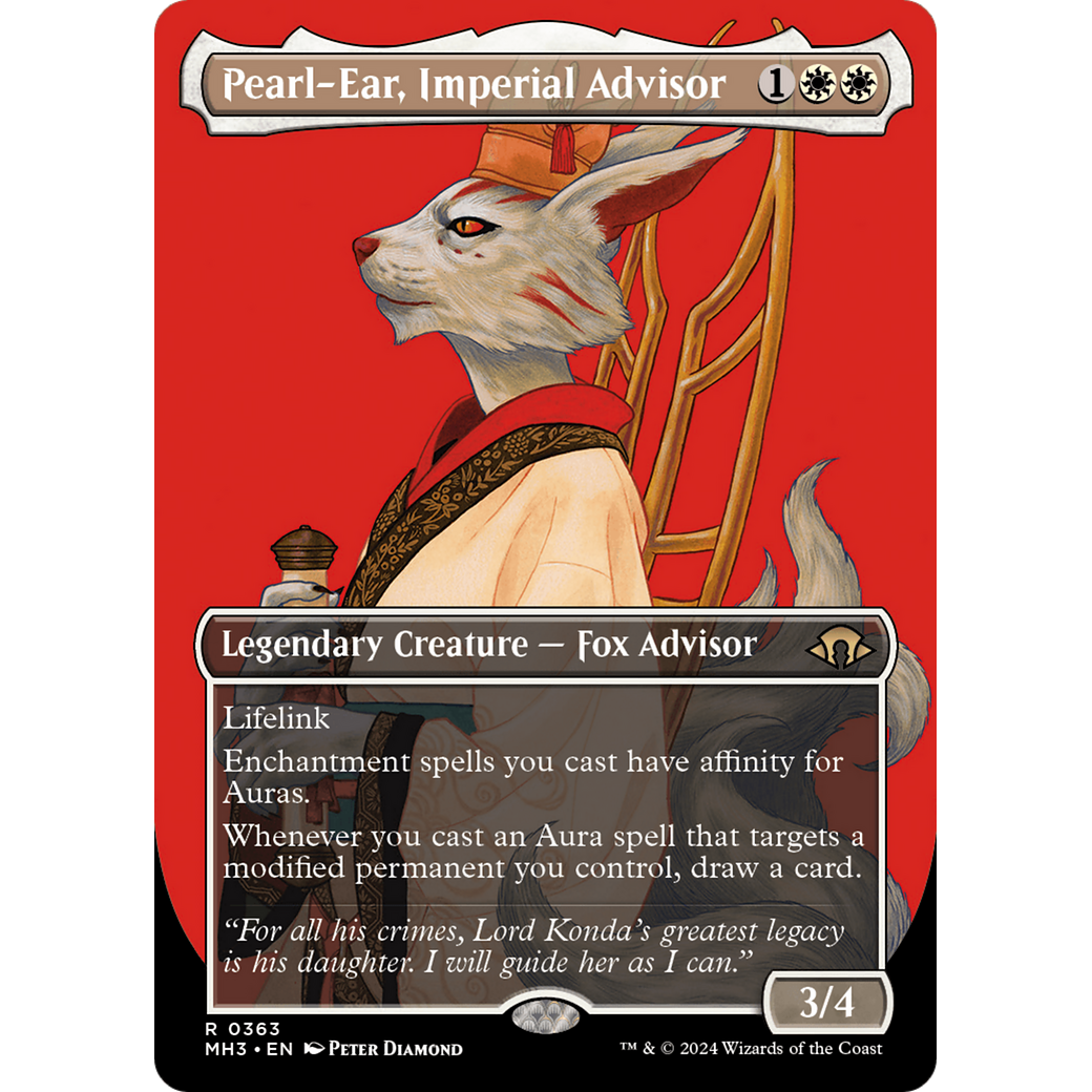 Pearl-Ear, Imperial Advisor (MH3-363) - Modern Horizons 3 (Borderless)