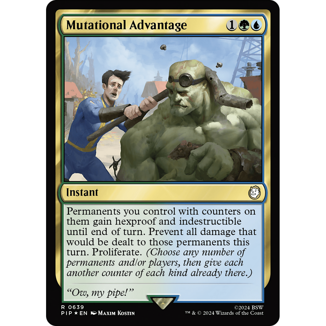 Mutational Advantage (PIP-639) - Fallout Foil