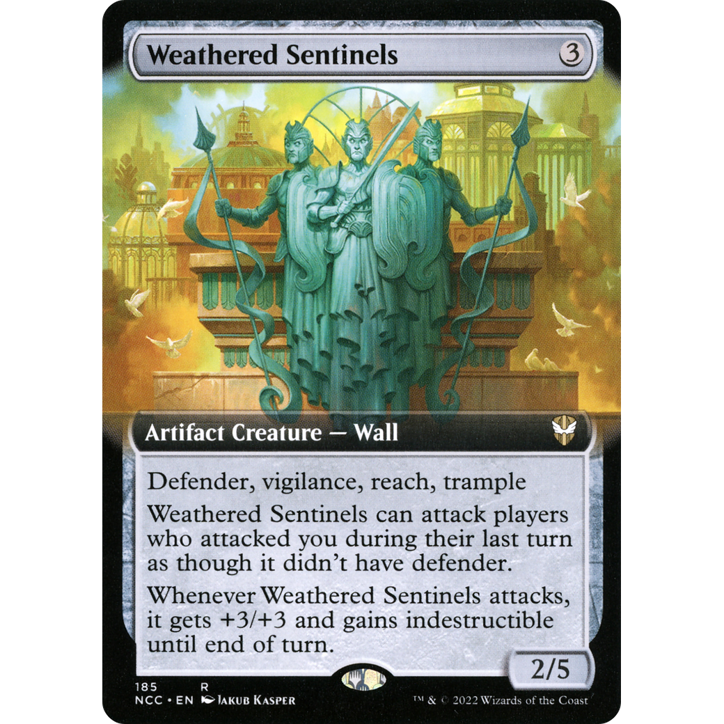 Weathered Sentinels (Extended Art) (NCC-185) - New Capenna Commander: (Extended Art)