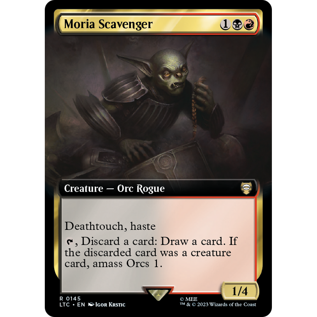 Moria Scavenger (Extended Art) (LTC-145) - Tales of Middle-earth Commander: (Extended Art) Foil