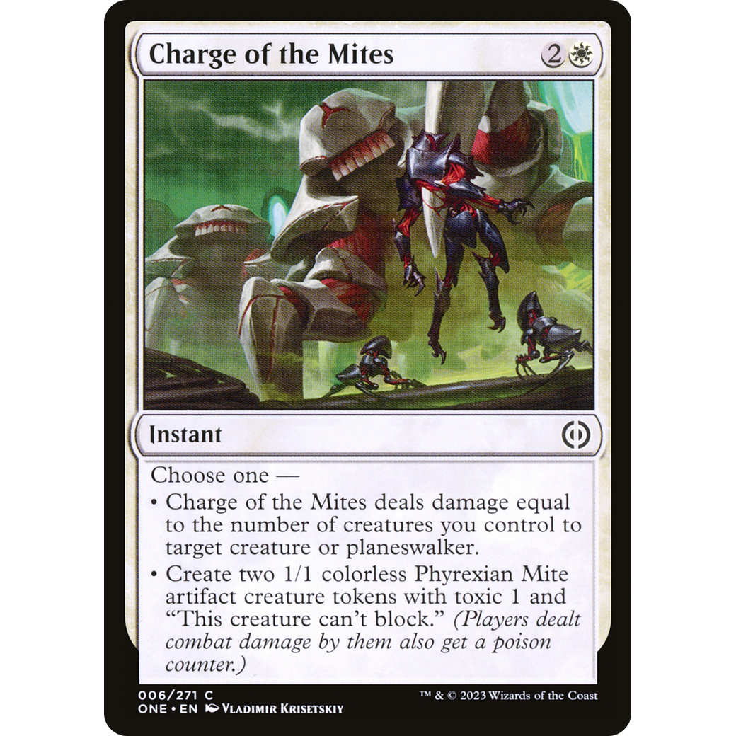 Charge of the Mites (ONE-006) - Phyrexia: All Will Be One